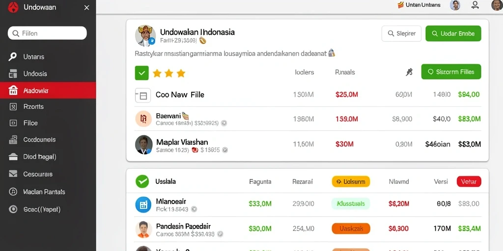 Fitur daftar putar untuk kemudahan navigasi.