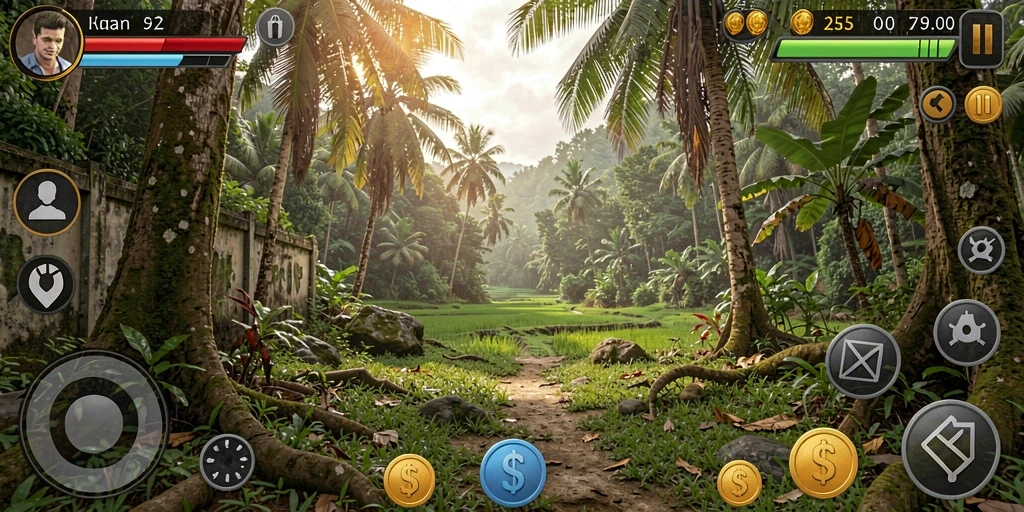 Tampilan grafis yang menawan dan detail.